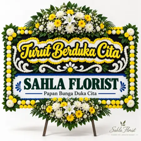 Papan Bunga Duka Tugu